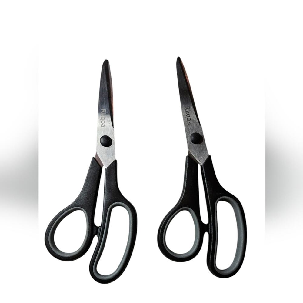 NWOT Rkqoa Stainless Steel Black Scissors Set